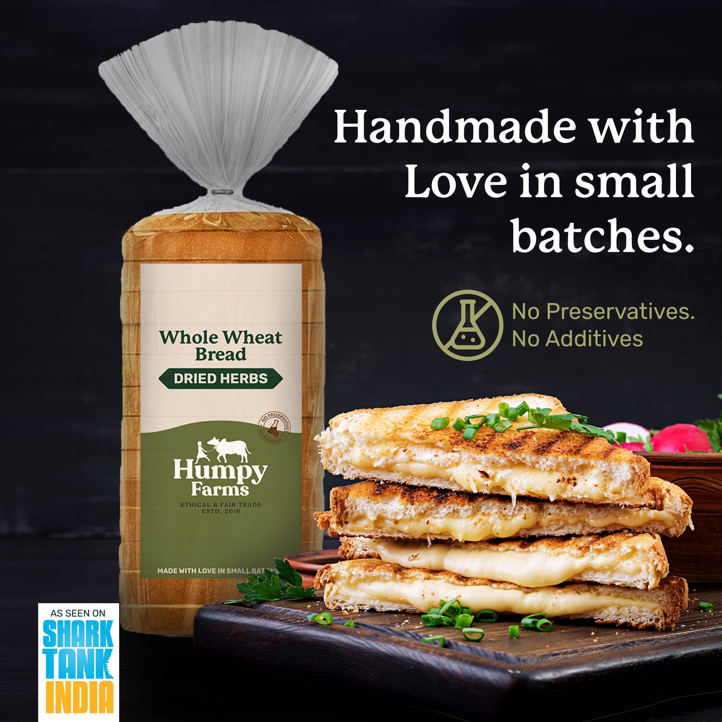 Dried Herbs Whole Wheat Bread