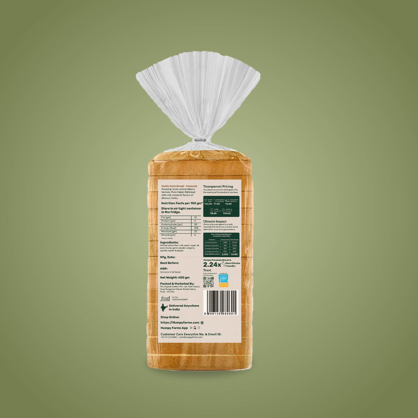 Exotic Herb Focaccia Bread