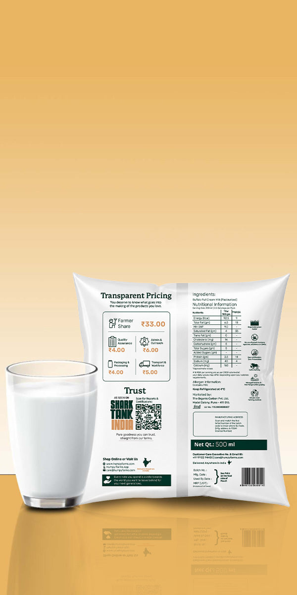 Desi Buffalo Milk (Pouch)