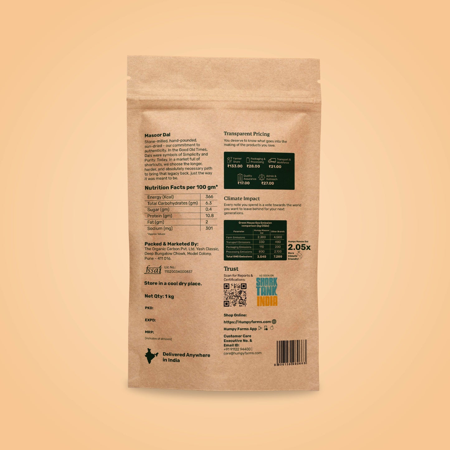 Organic Masoor Dal