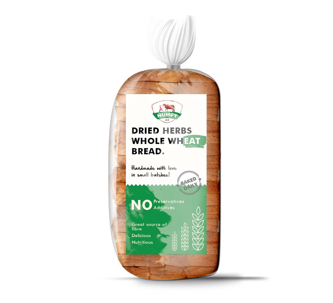 Dried Herbs Whole Wheat Bread