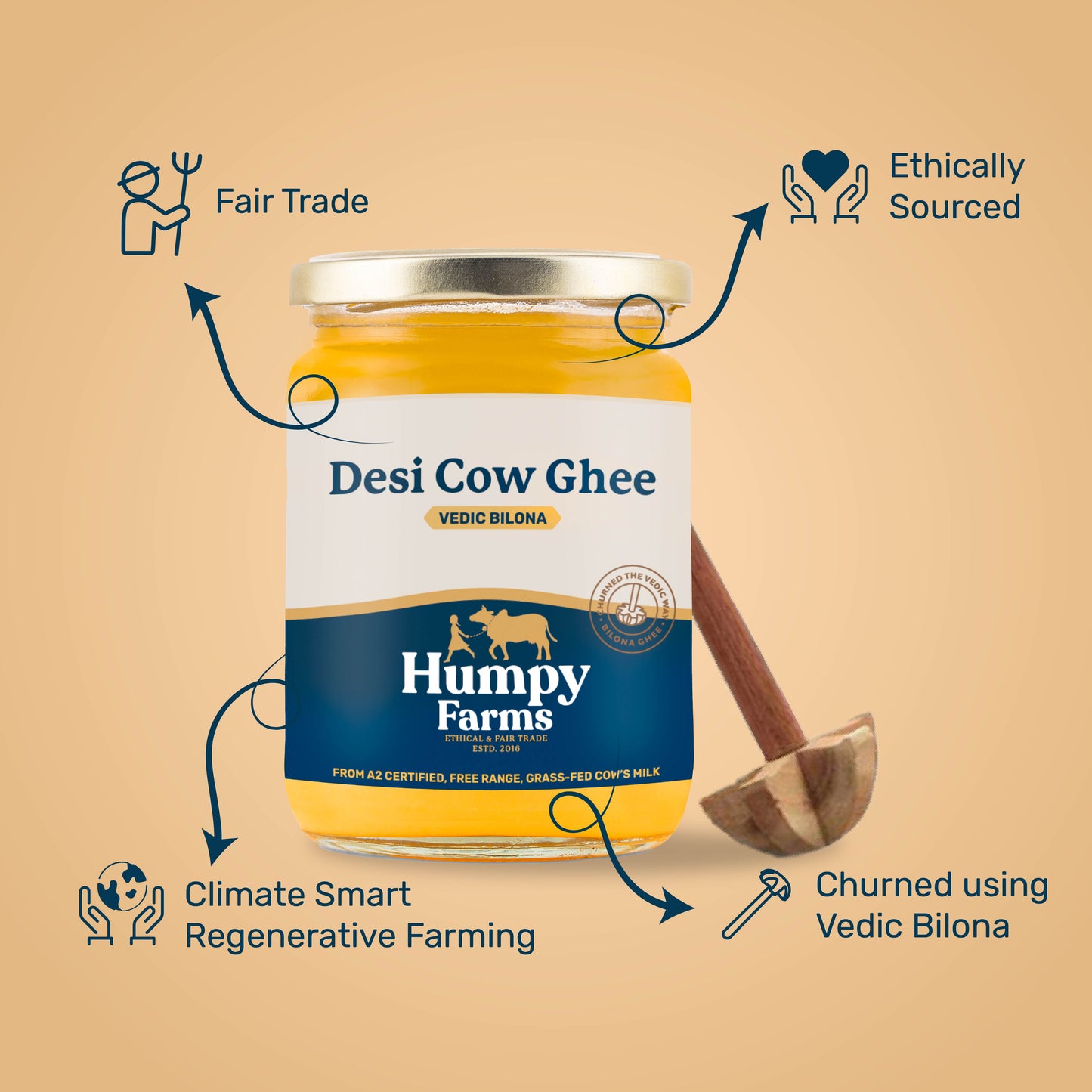 Creamy Bilona Desi Cow Ghee