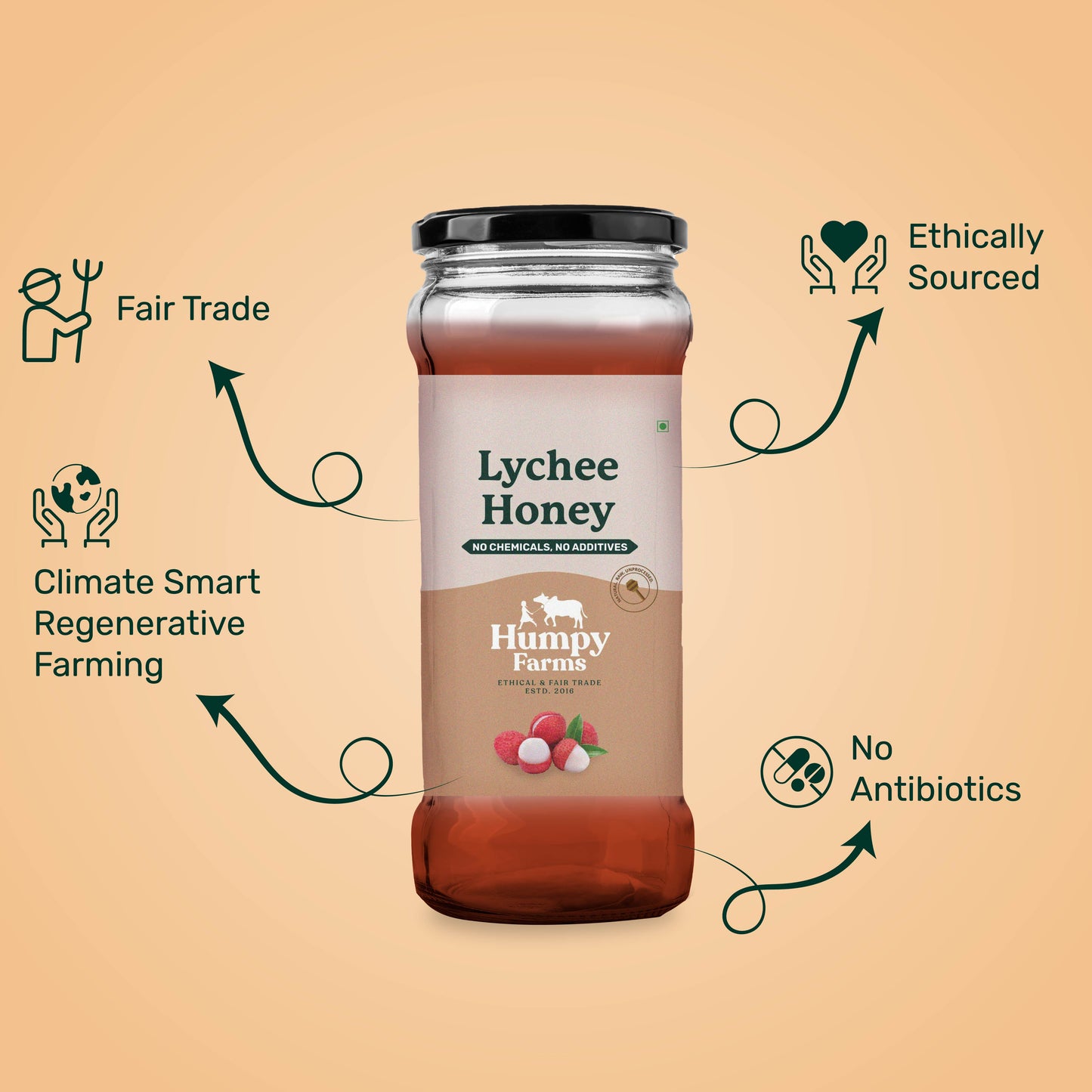 Lychee Natural Honey