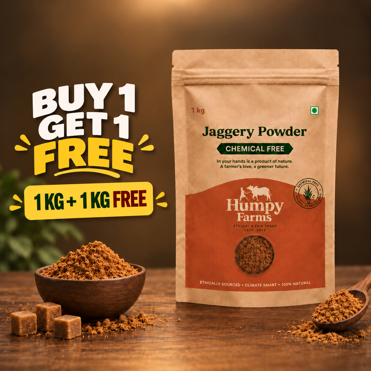 Jaggery Powder - Buy 1 Get 1 Free