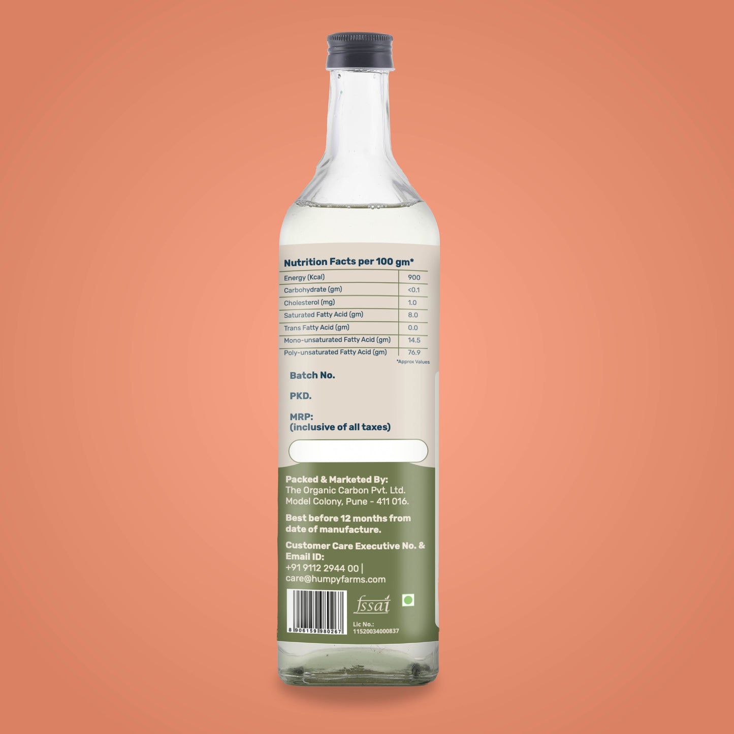 Organic Sun Flower Oil
