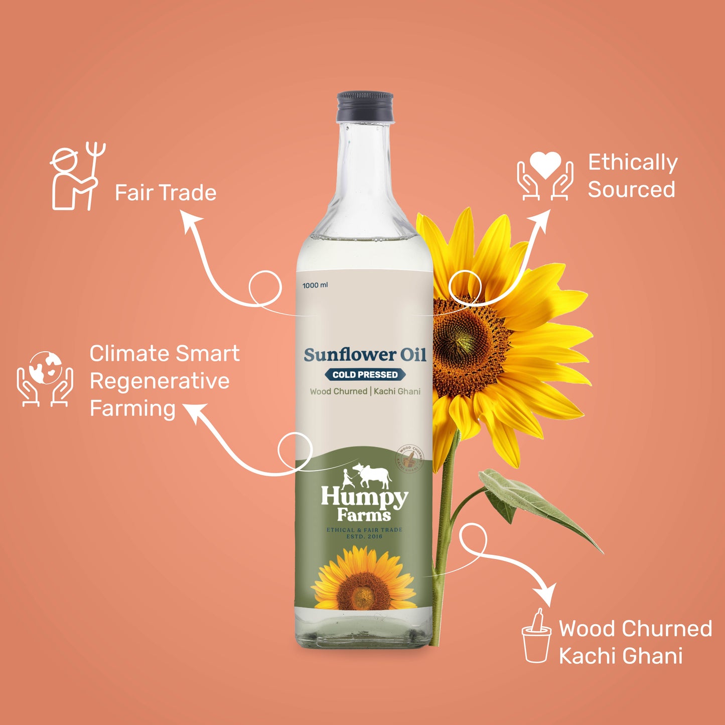 Organic Sun Flower Oil