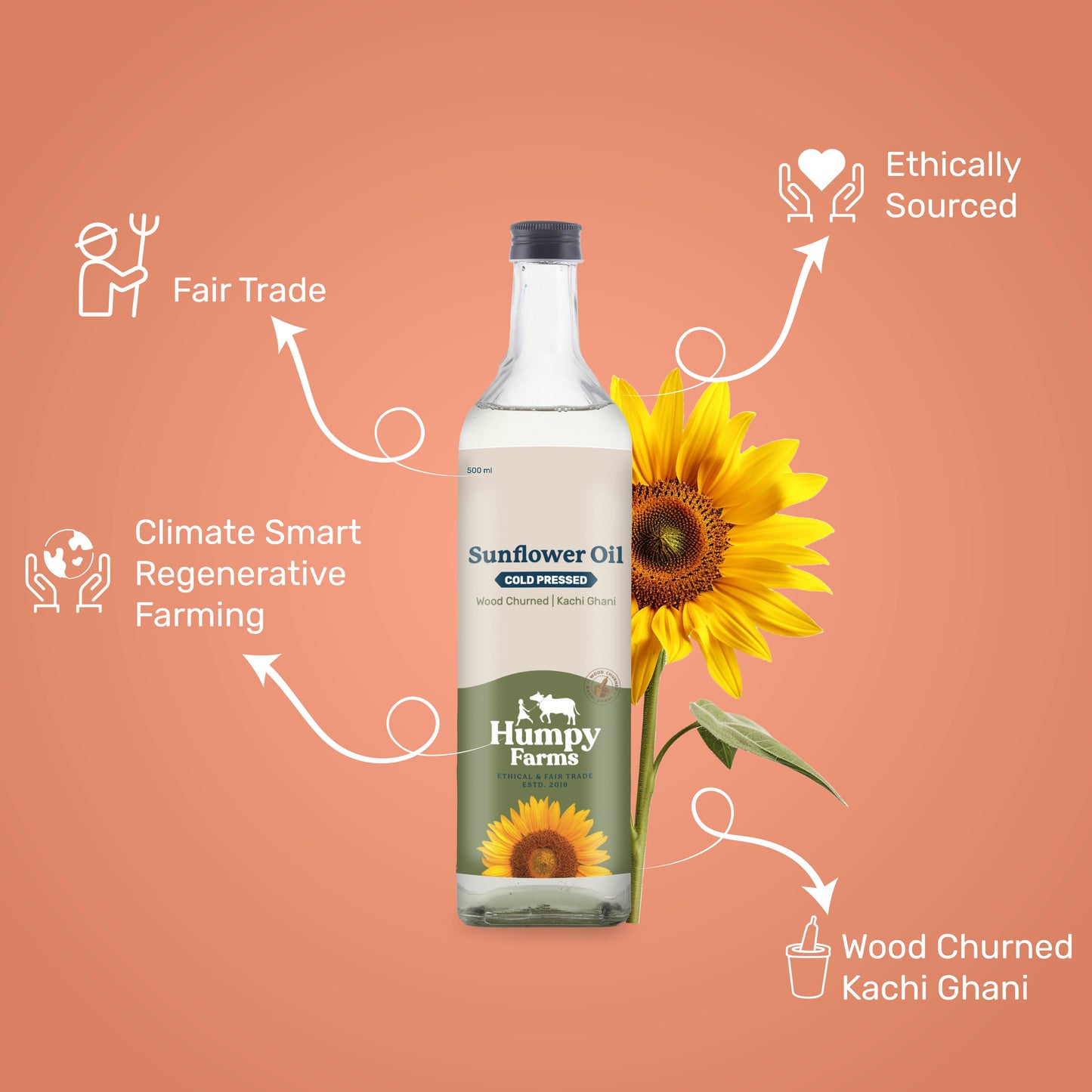 Organic Sun Flower Oil