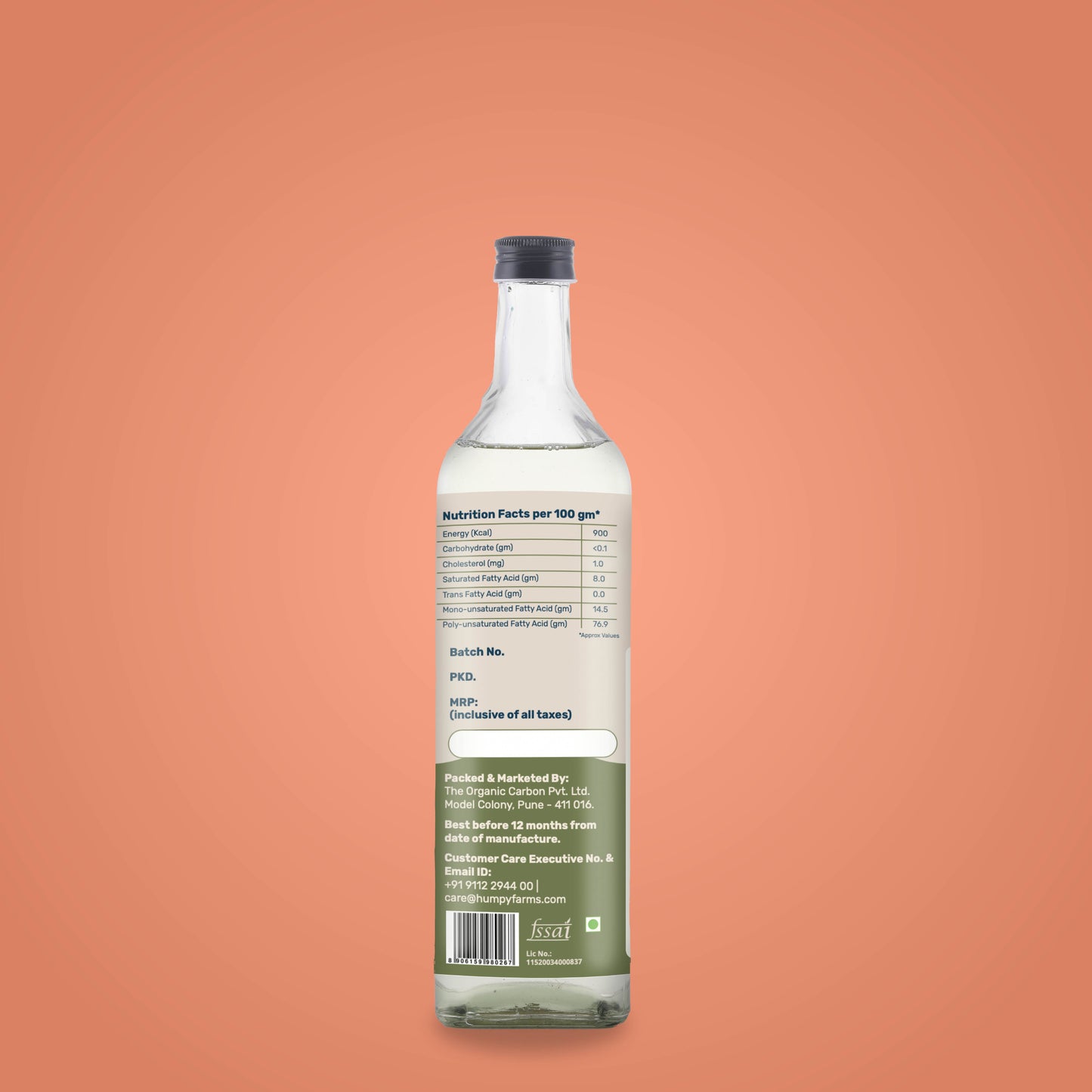 Organic Sun Flower Oil