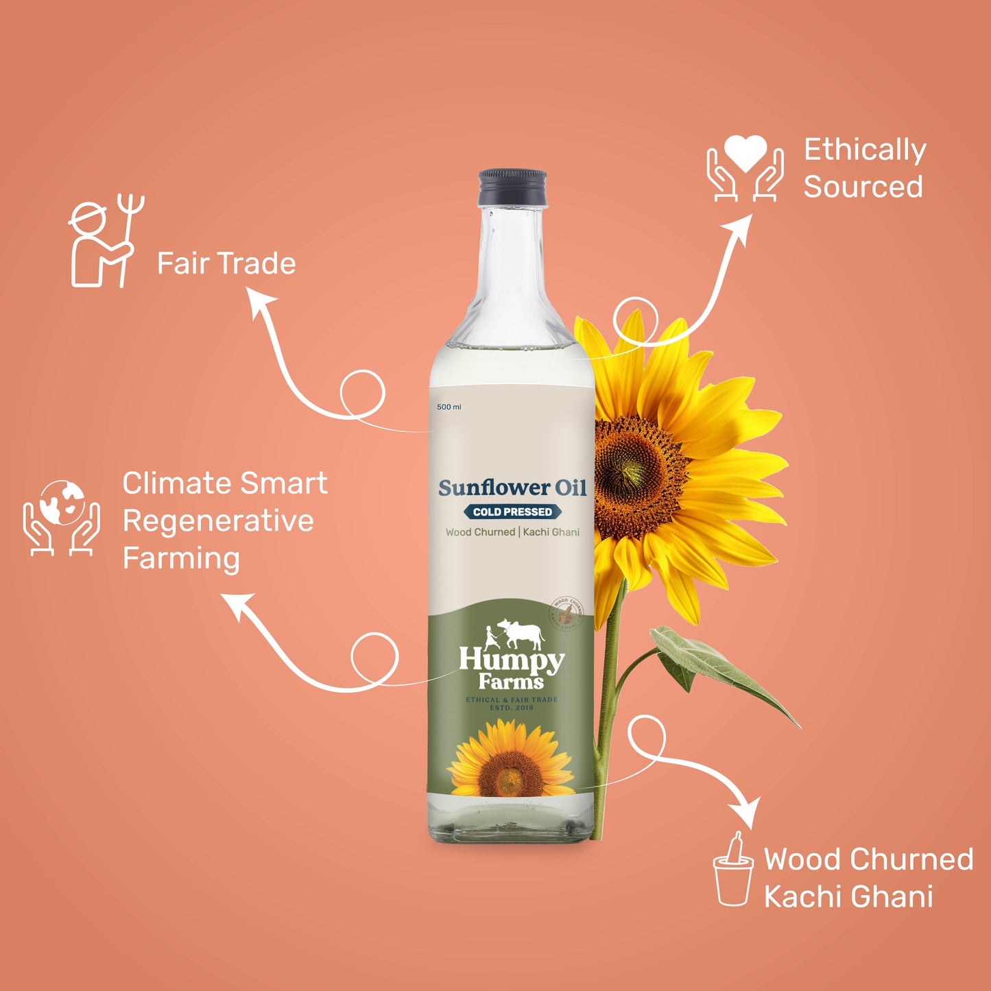 Organic Sun Flower Oil