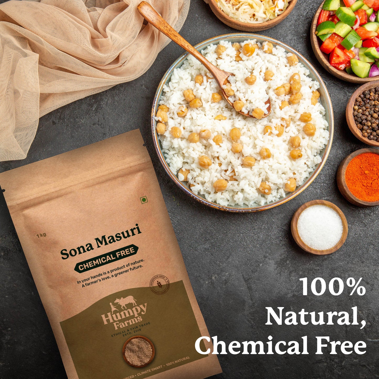 Organic Sona Masoori Rice