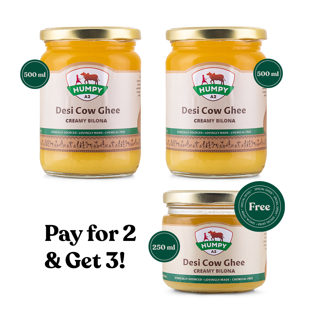 Buy 2 Creamy Bilona Ghee & Get 1 Free