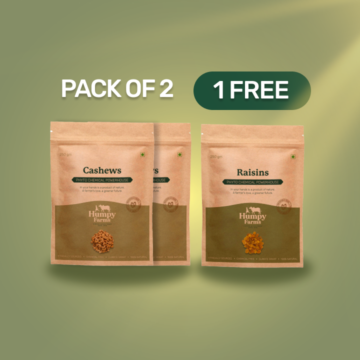 Cashew 2-Pack + Free Raisins