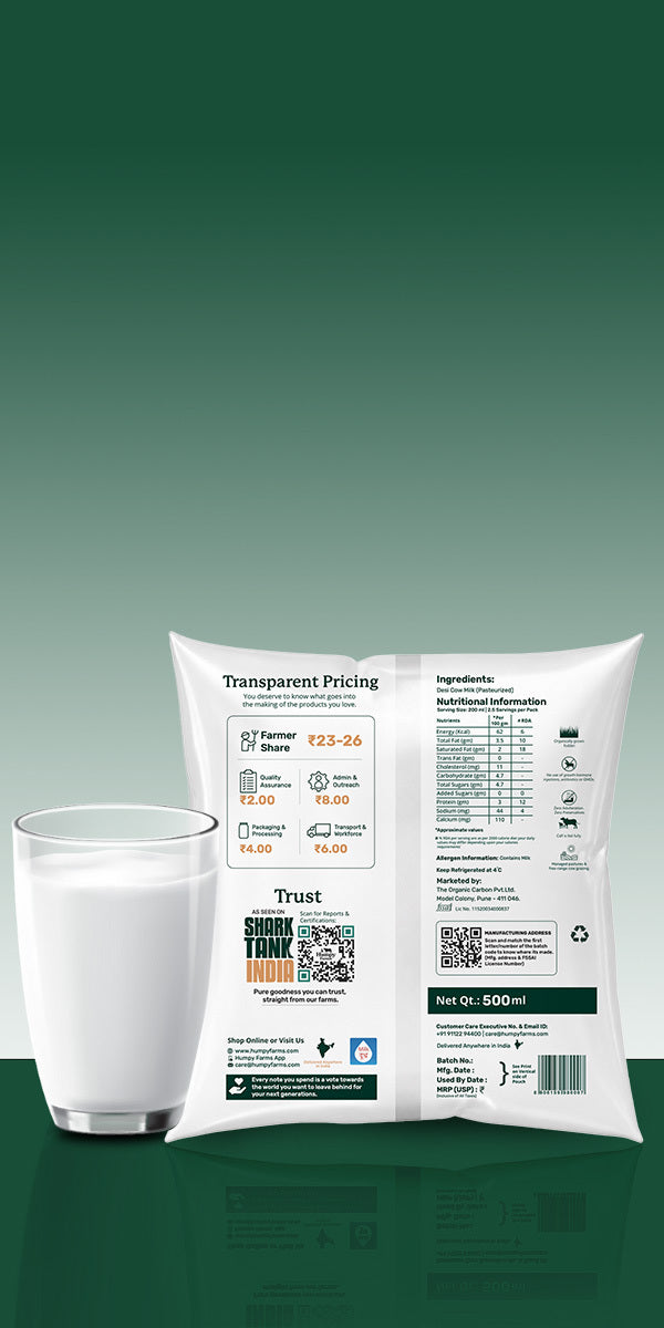 Desi Cow Milk (Pouch)