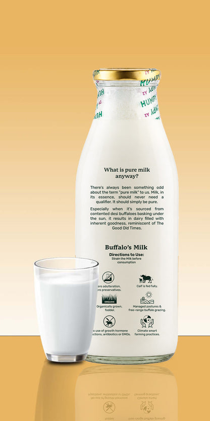 Desi Buffalo Milk (Glass Bottle)