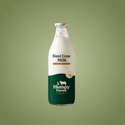 Desi Cow's Milk (Glass Bottle)