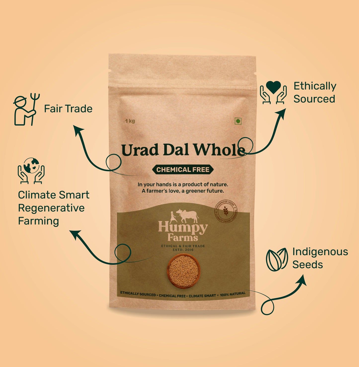 Organic Urad Dal Whole