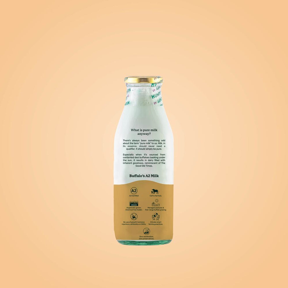 Desi Buffalo Milk (Glass Bottle) – Humpy Farms